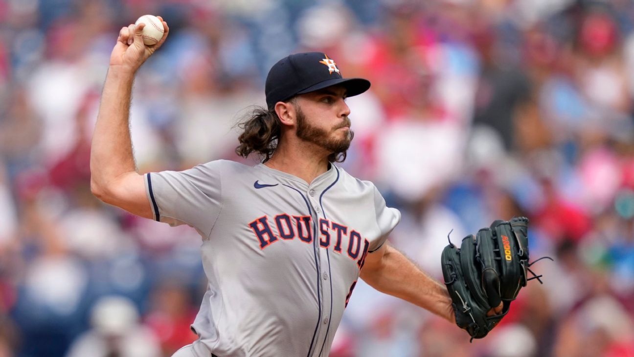 Astros' Spencer Arrighetti flirts with no-hitter vs. Phillies