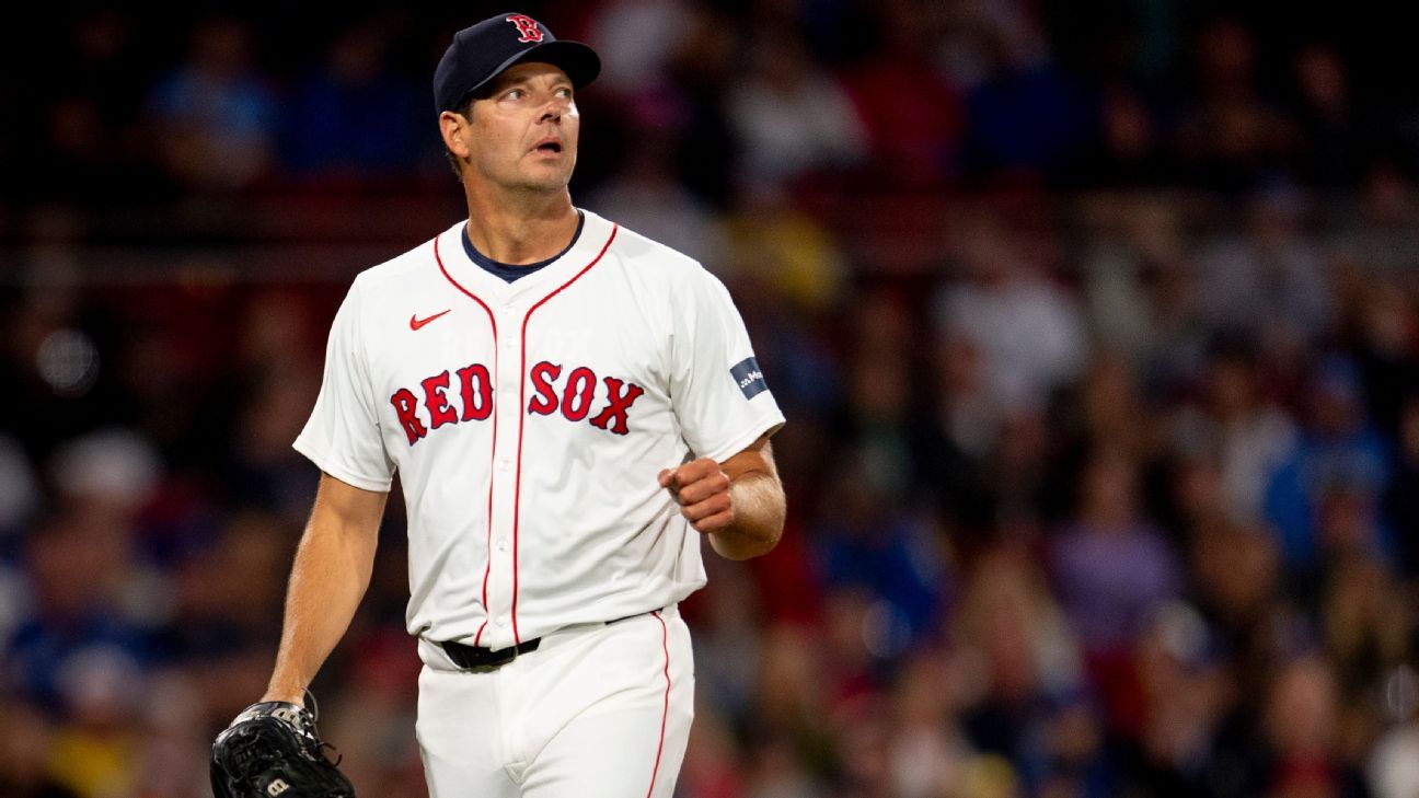 Rich Hill pitches for Red Sox in 20th major league season