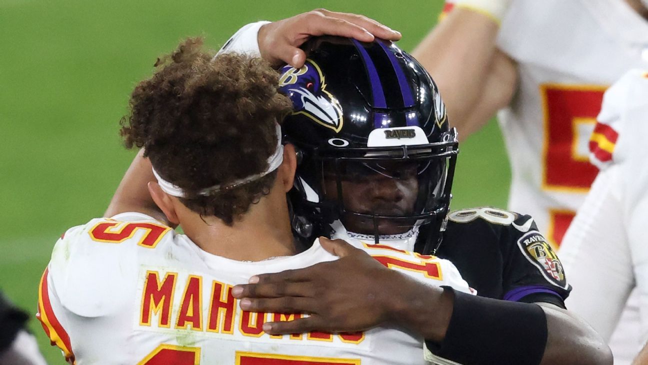 Mahomes, Jackson to add to rivalry in Ravens-Chiefs opener