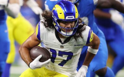 Rams' Puka Nacua aggravates knee injury, headed to IR