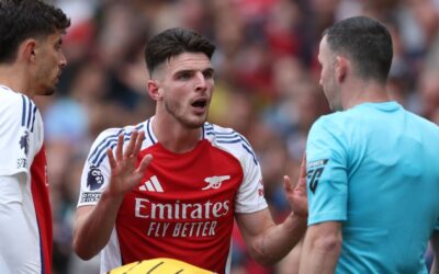 Referee right to send off Declan Rice - Premier League panel