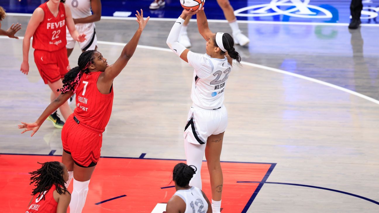 Aces' A'ja Wilson breaks WNBA single-season scoring record