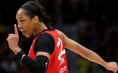 Aces' A'ja Wilson sets WNBA single-season rebounding record