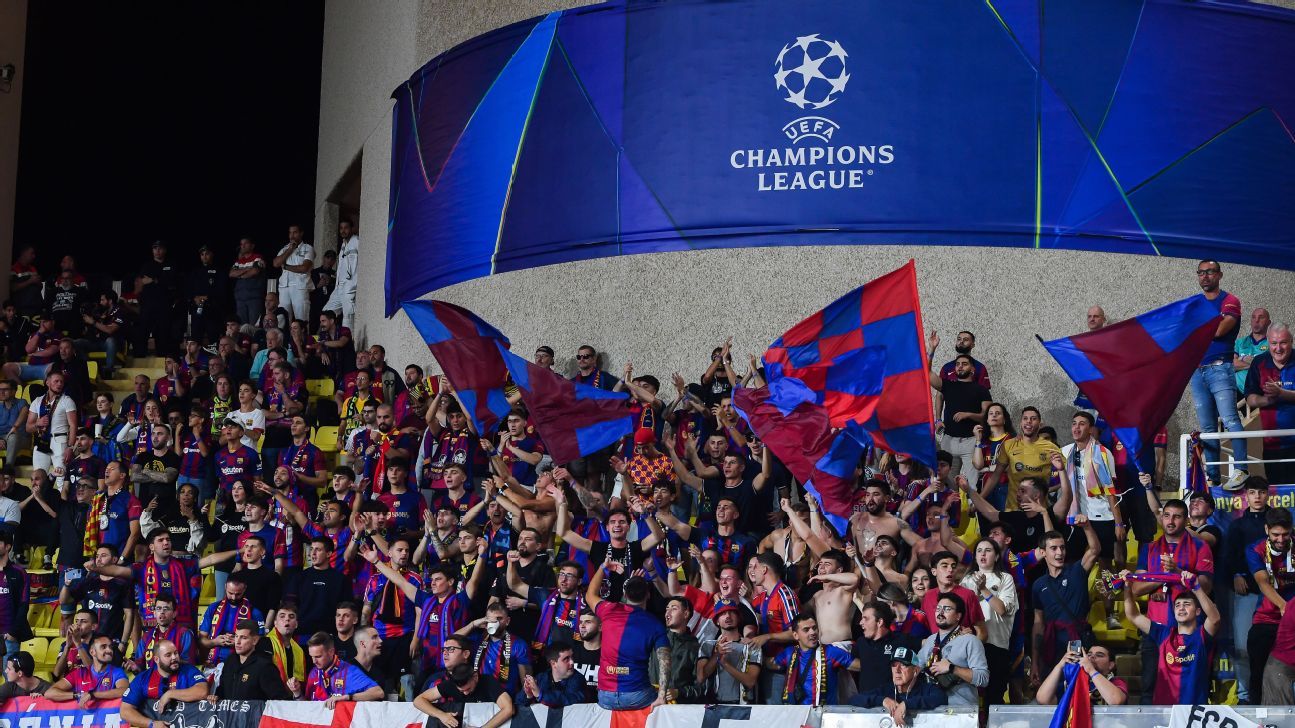 UEFA bans Barcelona fans for Champions League game over racism