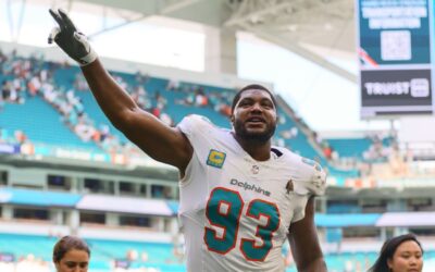 Dolphins DL Calais Campbell still going strong in Year 17