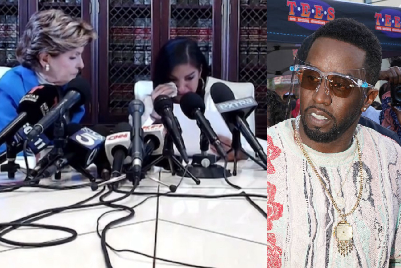 Diddy’s New Sexual Assault Accuser Breaks Down In Tears During Press Conference • Hollywood Unlocked