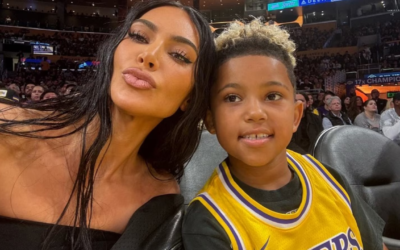 Kim Kardashian has her son Saint West sign a contract for his youtube channel