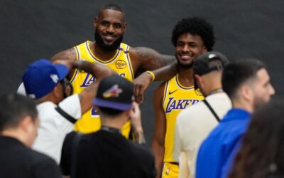 LeBron, joined by Bronny, enters Year 22 with 'a lot in the tank'