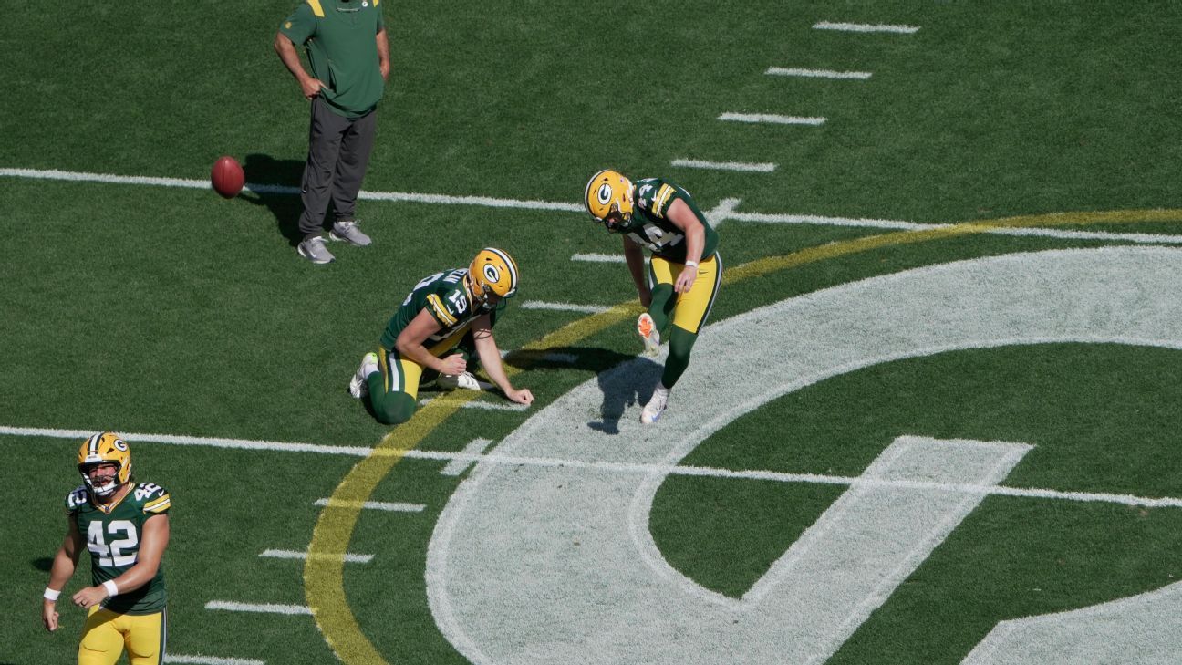 Rookie kicker Brayden Narveson is testing Packers' patience