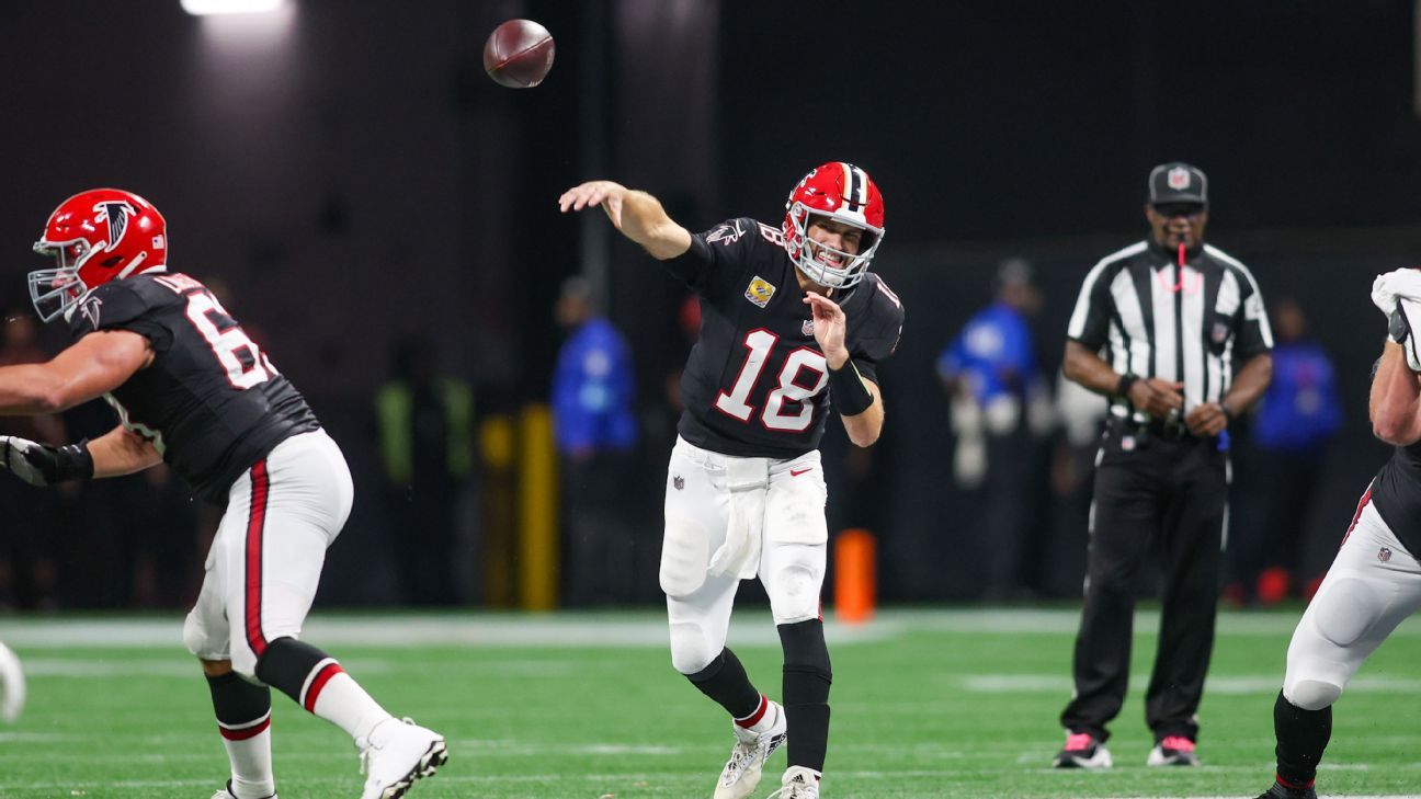 Kirk Cousins lets it fly in career night as Falcons win in OT