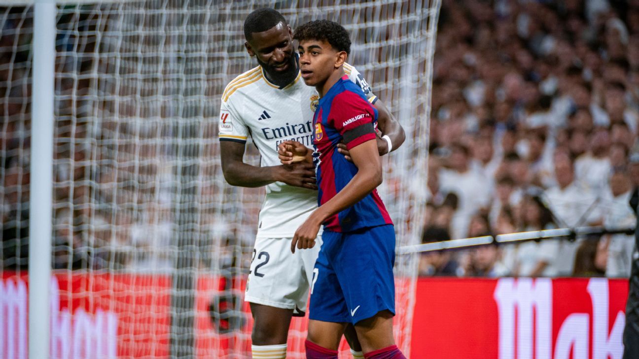 Real Madrid's Antonio Rudiger hails 'scary' Lamine Yamal