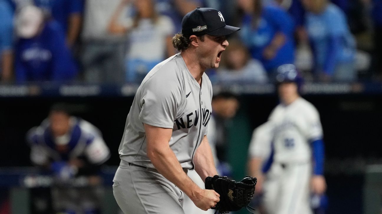 Gerrit Cole shuts down Royals, propels Yankees back into ALCS