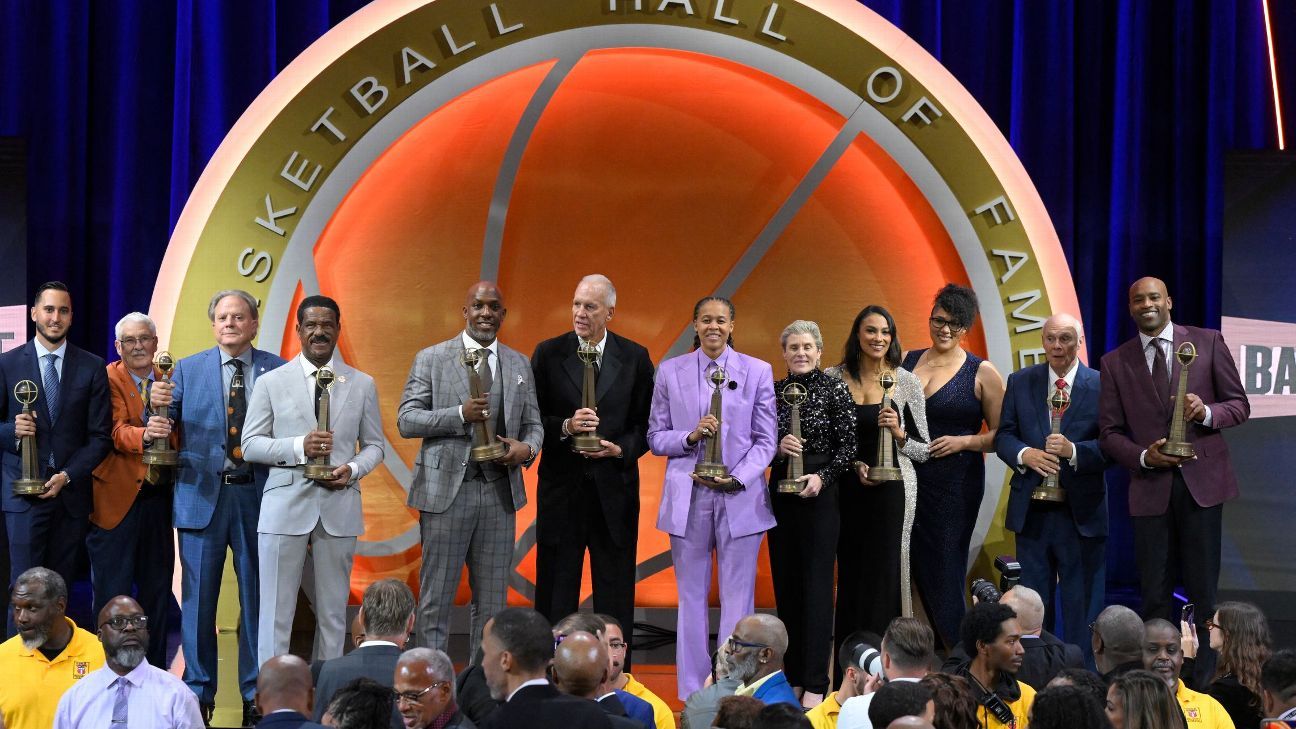 Top moments from the 2024 Basketball Hall of Fame ceremony