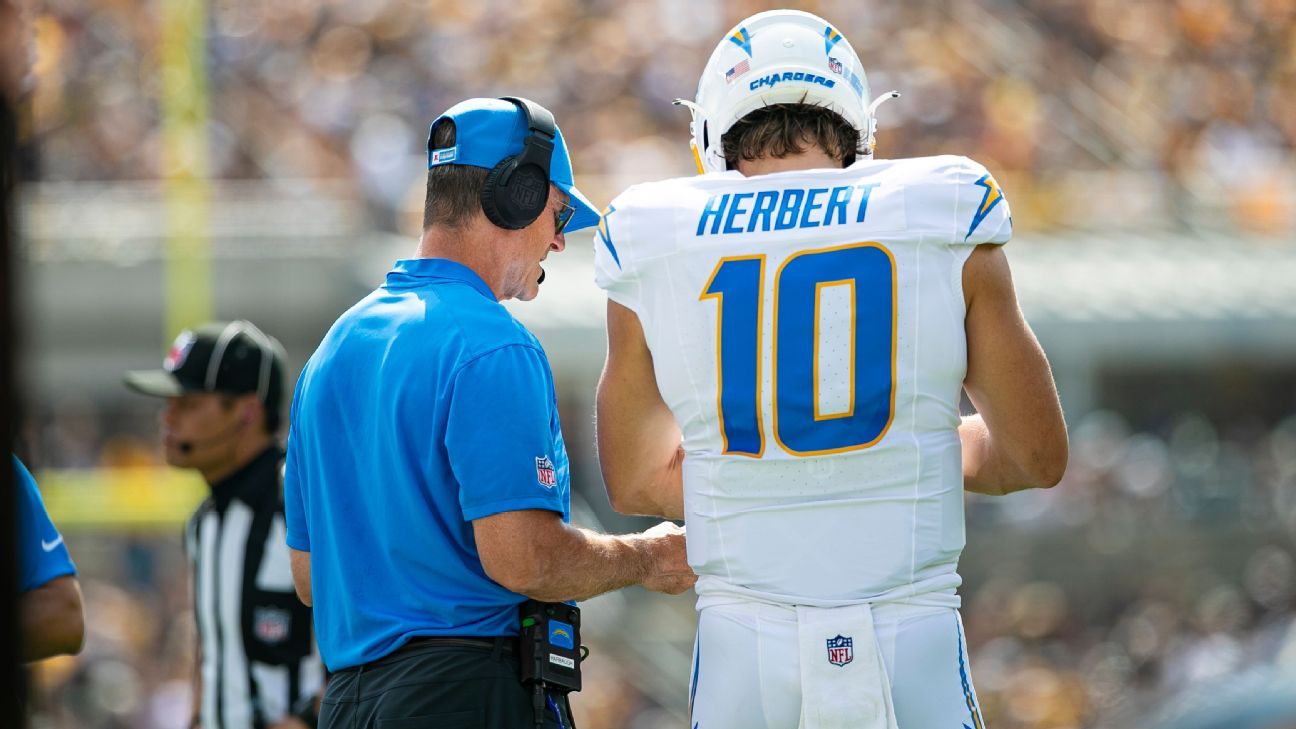 Herbert-Harbaugh bromance off to a good start in Los Angeles