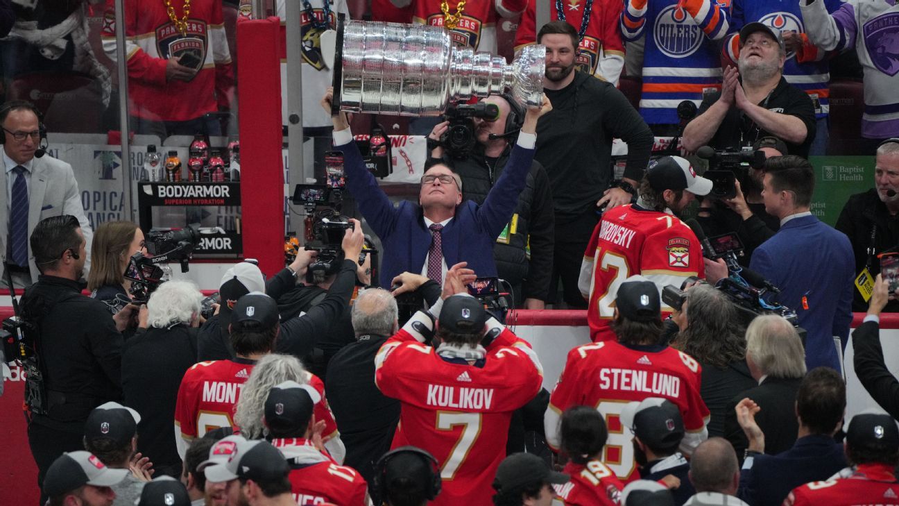 Stanley Cup champion Panthers extend coach Paul Maurice