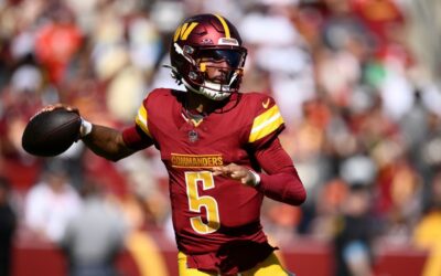 Commanders' Jayden Daniels misses practice, status still uncertain