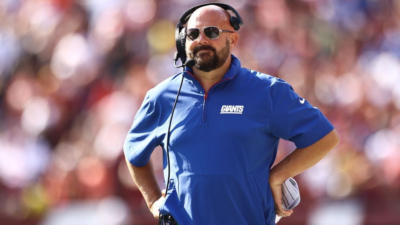 Giants 'committed' to Daboll, Schoen despite 2-5 start, Mara says