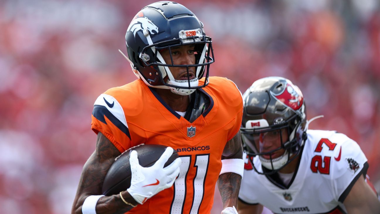 Broncos WR Josh Reynolds injured in shooting last week