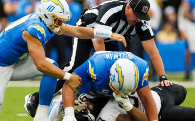 Chargers hail Bradley Bozeman's response to Saints' illegal hit