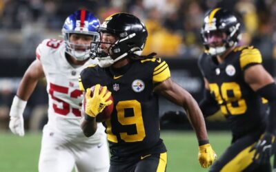 Calvin Austin's 2 TDs help lead Steelers past Giants
