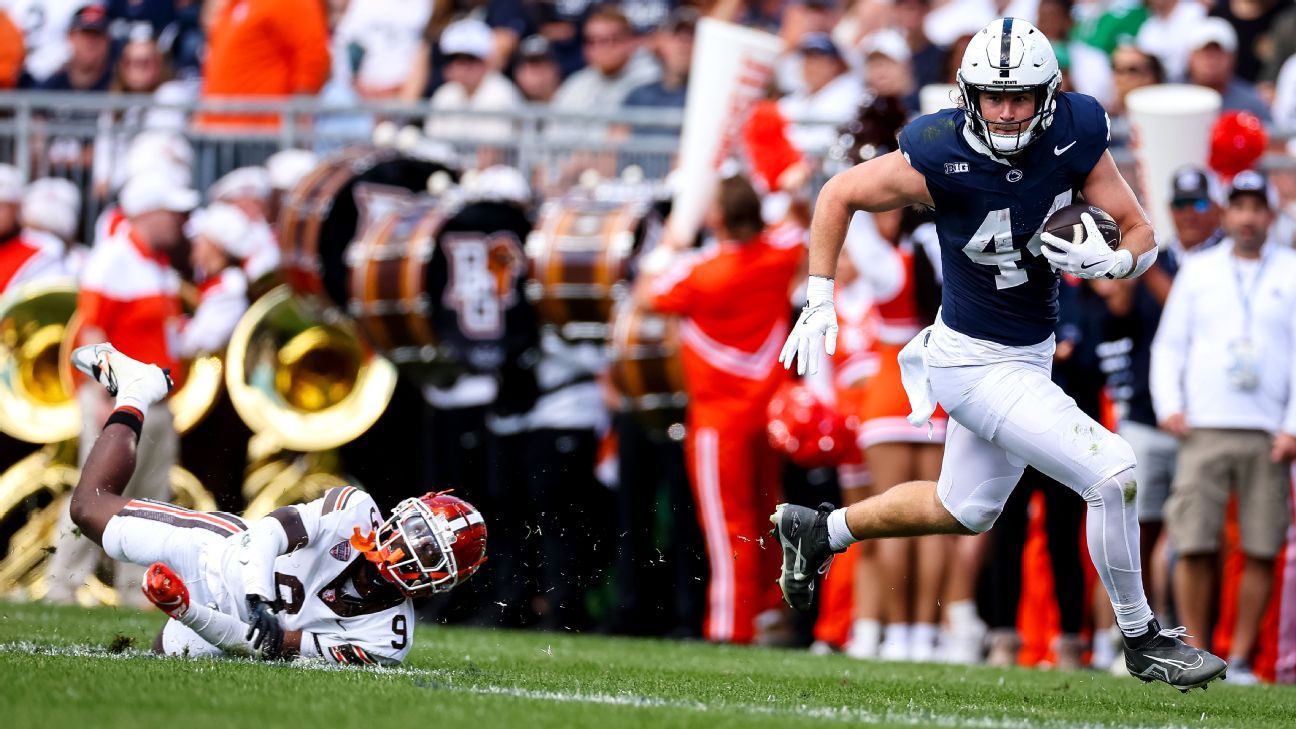 Penn State TE Tyler Warren draws comparisons to Travis Kelce