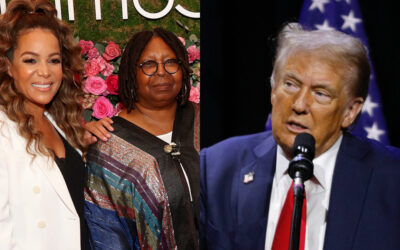 Whoopi Goldberg, Sunny Hostin, Donald Trump