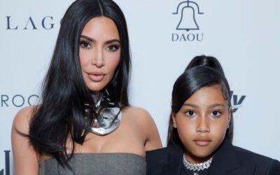 North West and Kim Kardashian