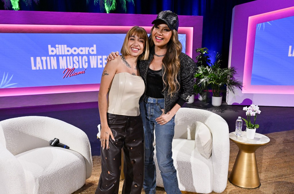 Thalia & Maria Becerra on Mental Health: 2024 Latin Music Week