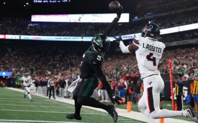 Garrett Wilson's one-handed TD grab leaves Jets awestruck