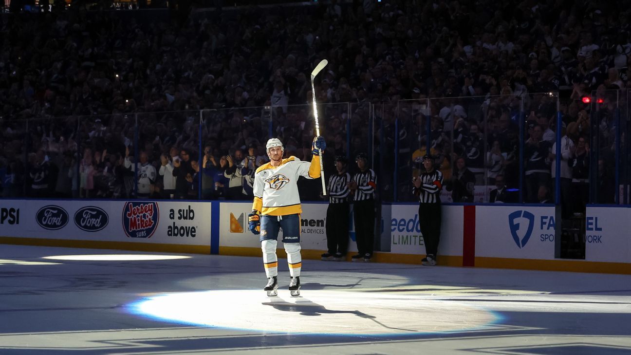 After emotional Tampa tribute, Stamkos writing new legacy in Nashville