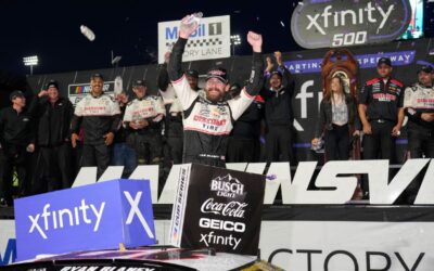 Ryan Blaney wins Martinsville; William Byron gets last championship spot