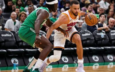 Warriors fray Celtics to reach 7-1 ahead of Cavs showdown