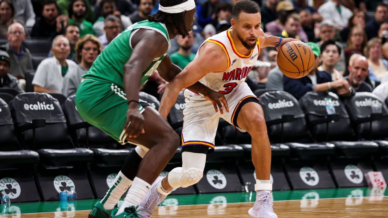 Warriors fray Celtics to reach 7-1 ahead of Cavs showdown