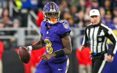 Ravens' Lamar Jackson hits Nelson Agholor with 6-yard TD pass