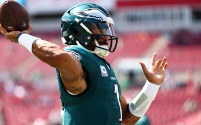 Eagles QB Jalen Hurts limited by ankle issue, says coach