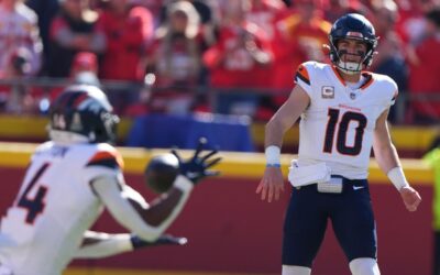 Broncos QB Bo Nix finds Courtland Sutton for 32-yard TD