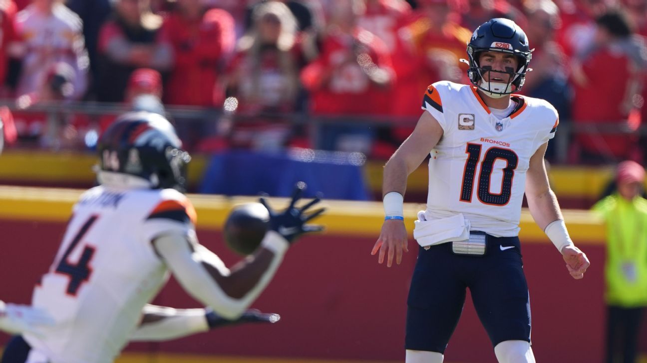 Broncos QB Bo Nix finds Courtland Sutton for 32-yard TD