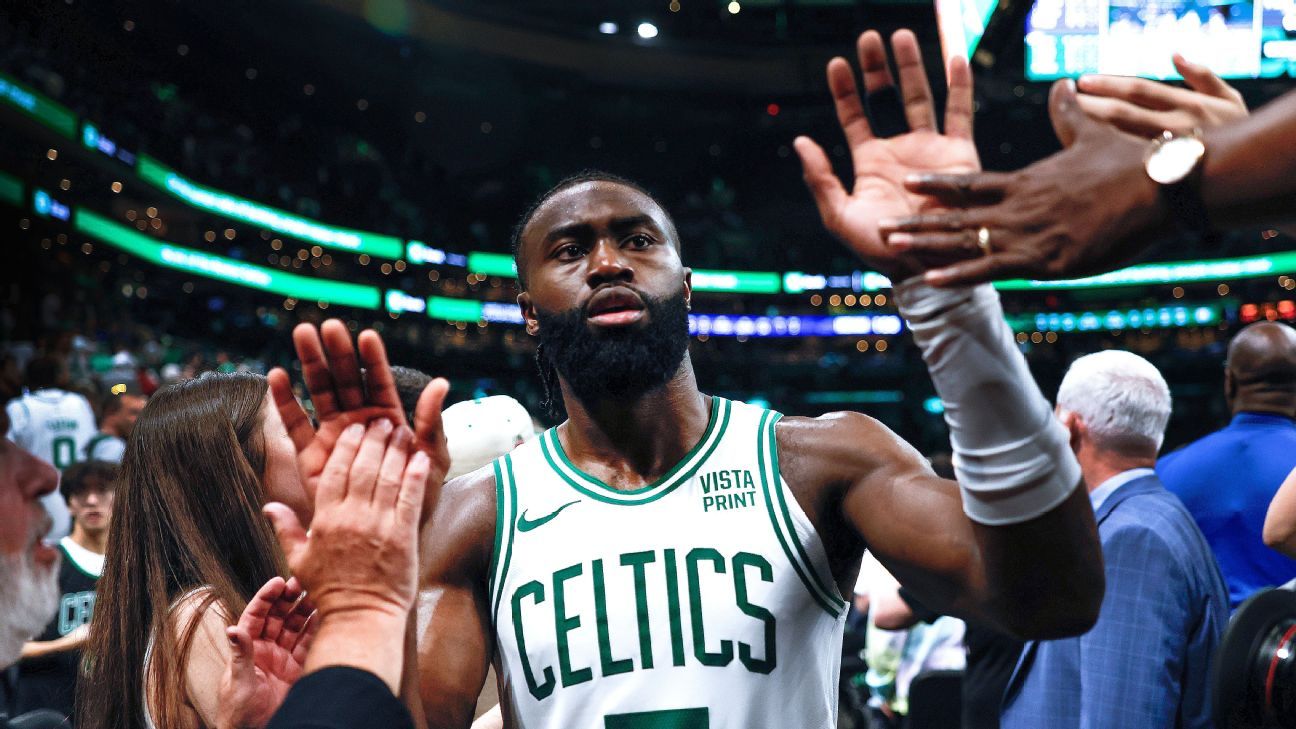 Celtics' Jaylen Brown (hip) returning after four games out