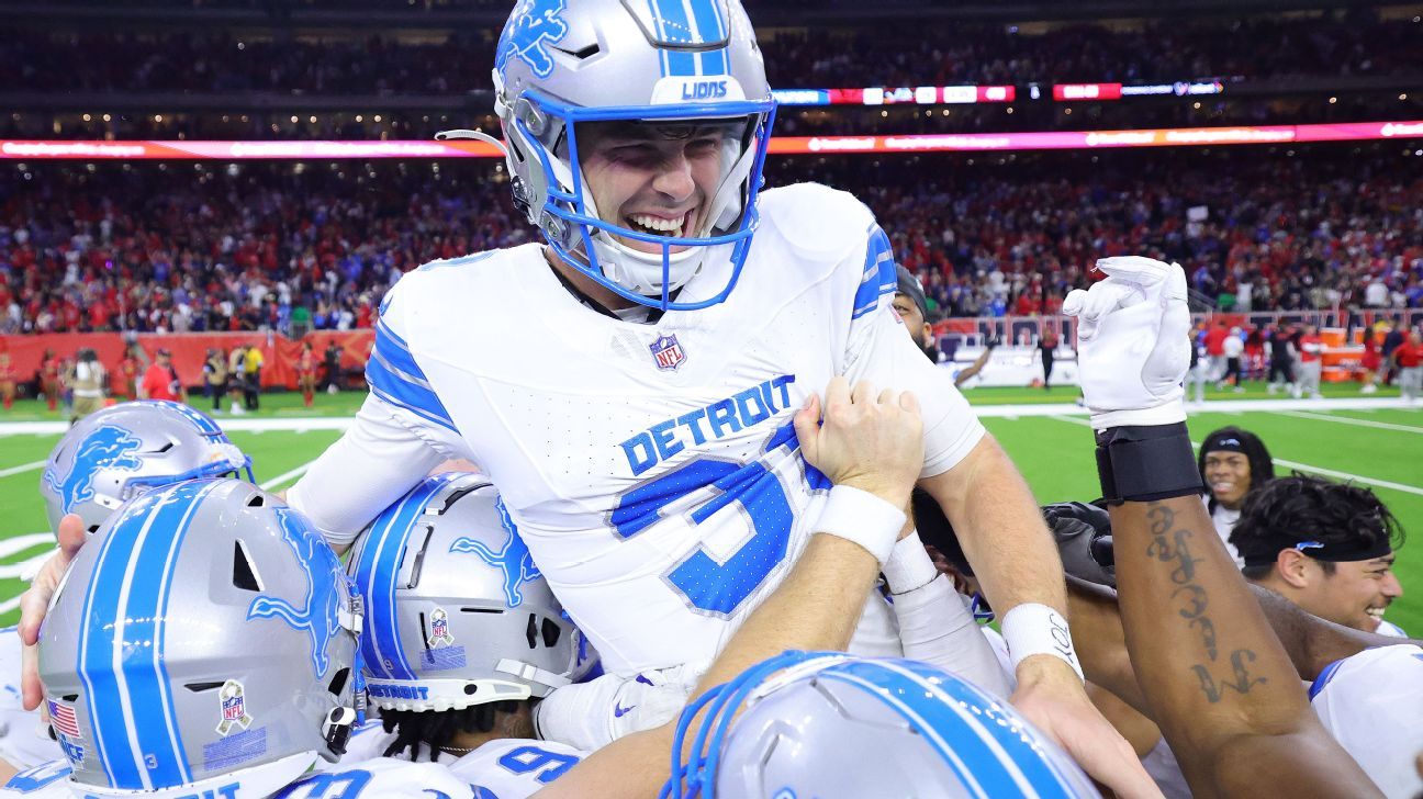 Jake Bates kicks winner as Detroit Lions improve to 8-1