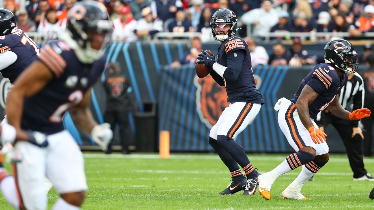 Bears not changing QBs: Caleb Williams 'our starter,' coach says