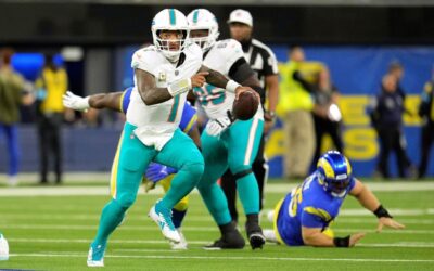 Tua and the Dolphins keep playoff hopes alive in win vs. Rams