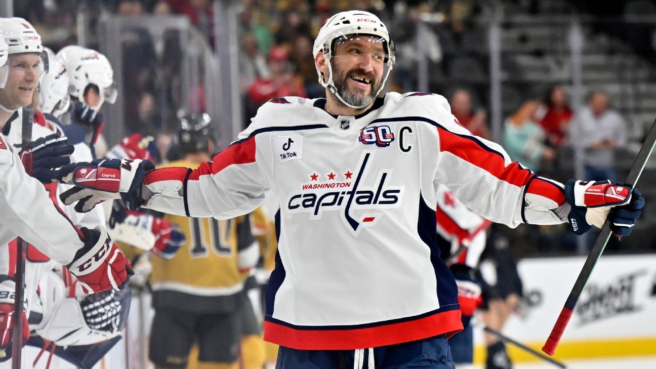 Alex Ovechkin notches hat trick as Washington Capitals win