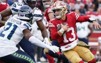 49ers QB Brock Purdy dealing with right shoulder soreness