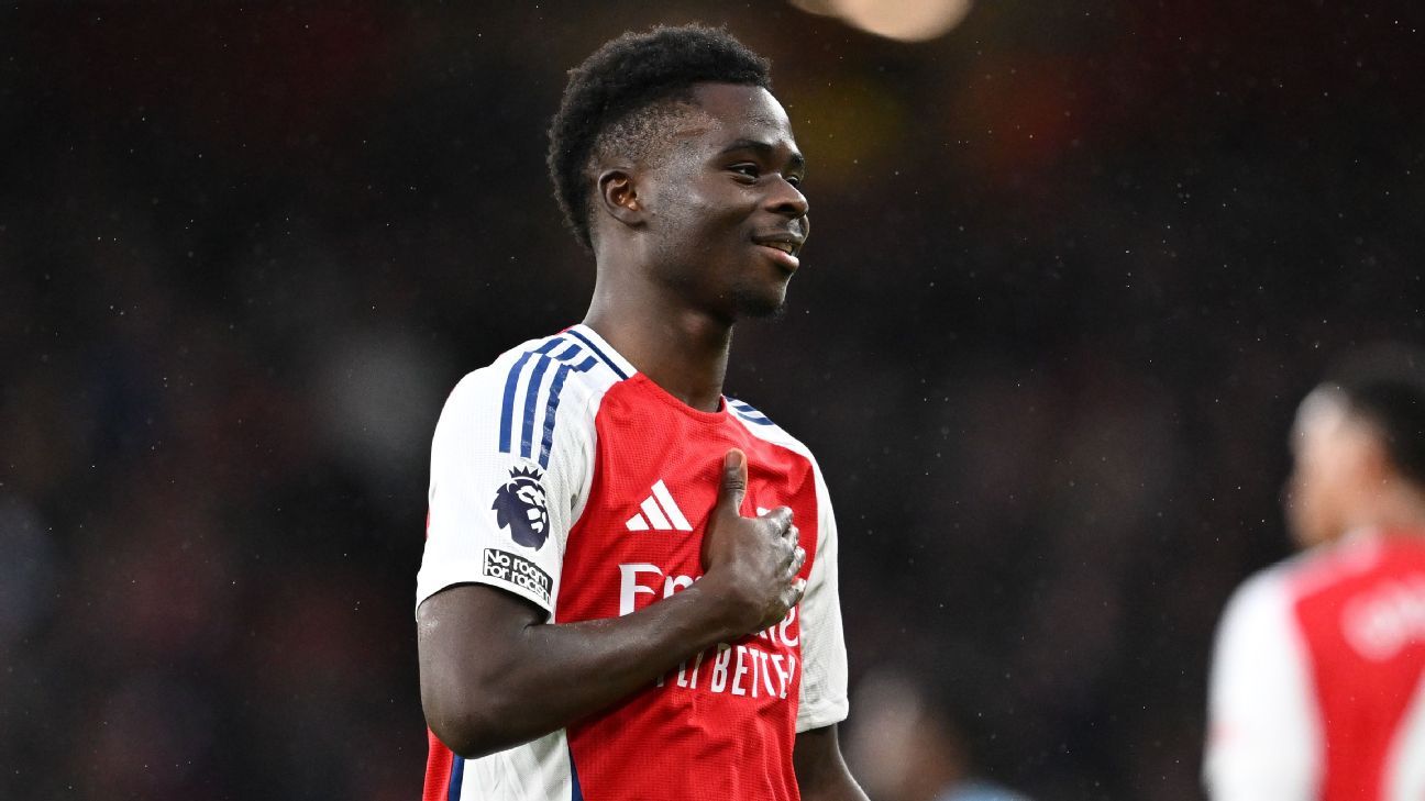 Arsenal's Mikel Arteta defends Bukayo Saka amid Harry Kane comments