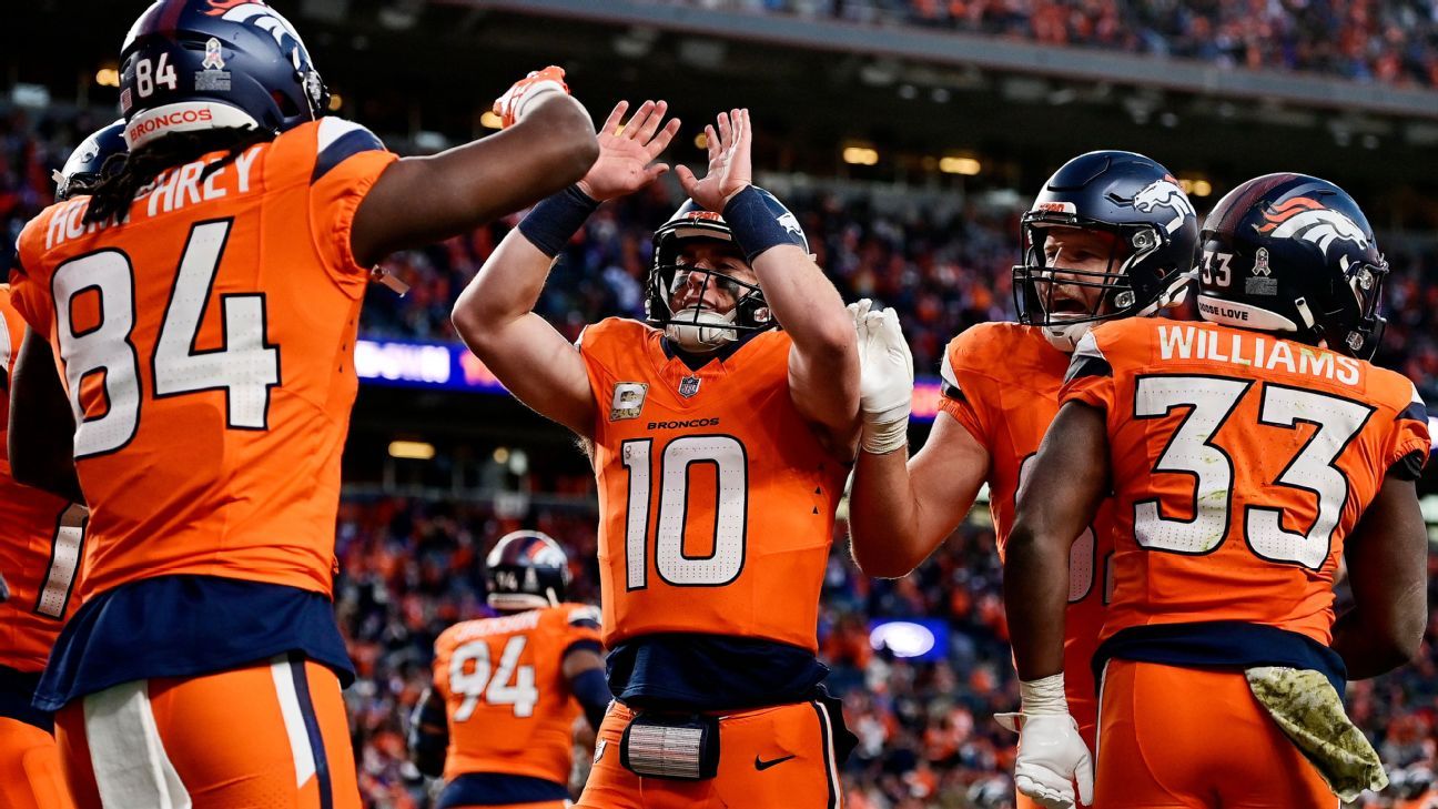 NFL betting Week 12 props that pop - Will Bo Nix, Broncos continue to thrive?