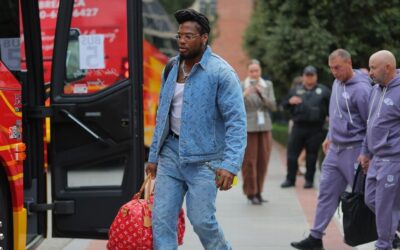 Derrick Henry's denim look leads NFL Week 12's arrivals