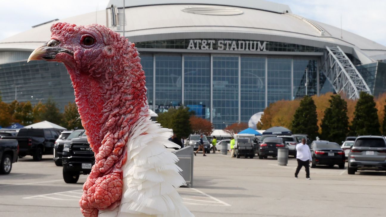 NFL Thanksgiving games 2024 live updates: Cowboys vs. Giants