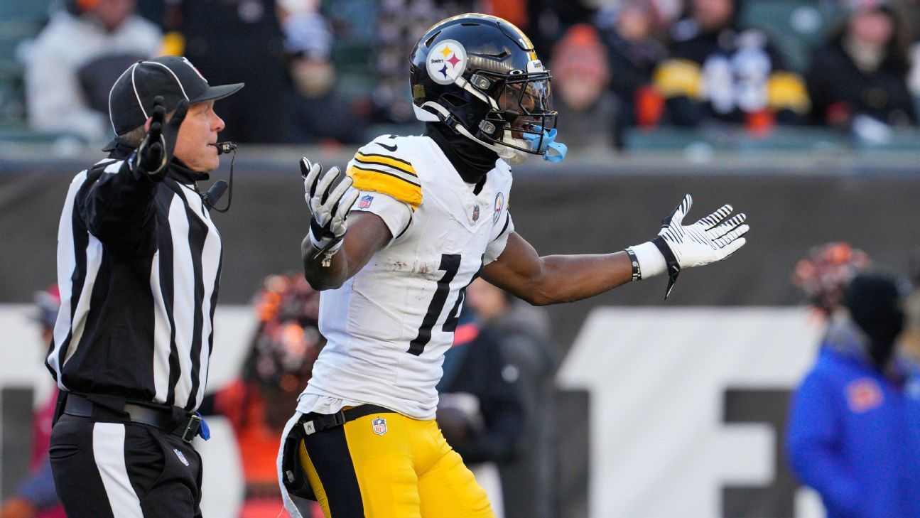 Steelers' Tomlin calls on George Pickens to 'grow up' after flags