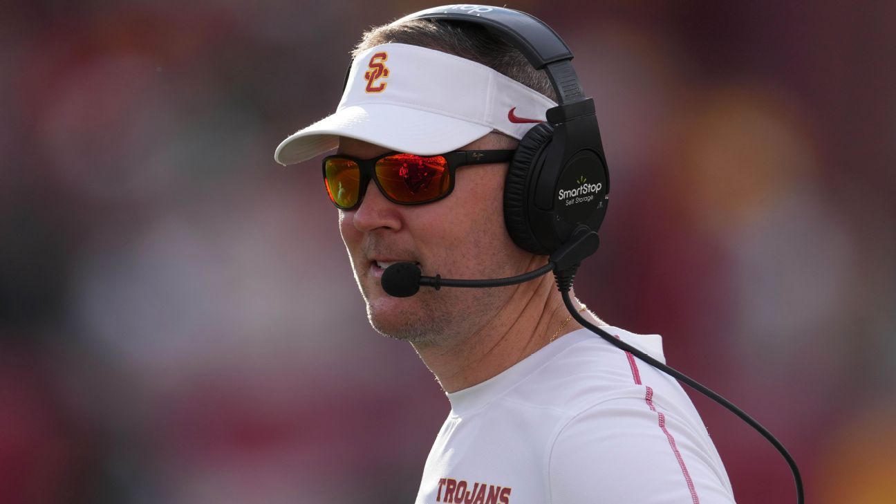 Lincoln Riley brushes off talk of leaving USC, says 'I'm home'