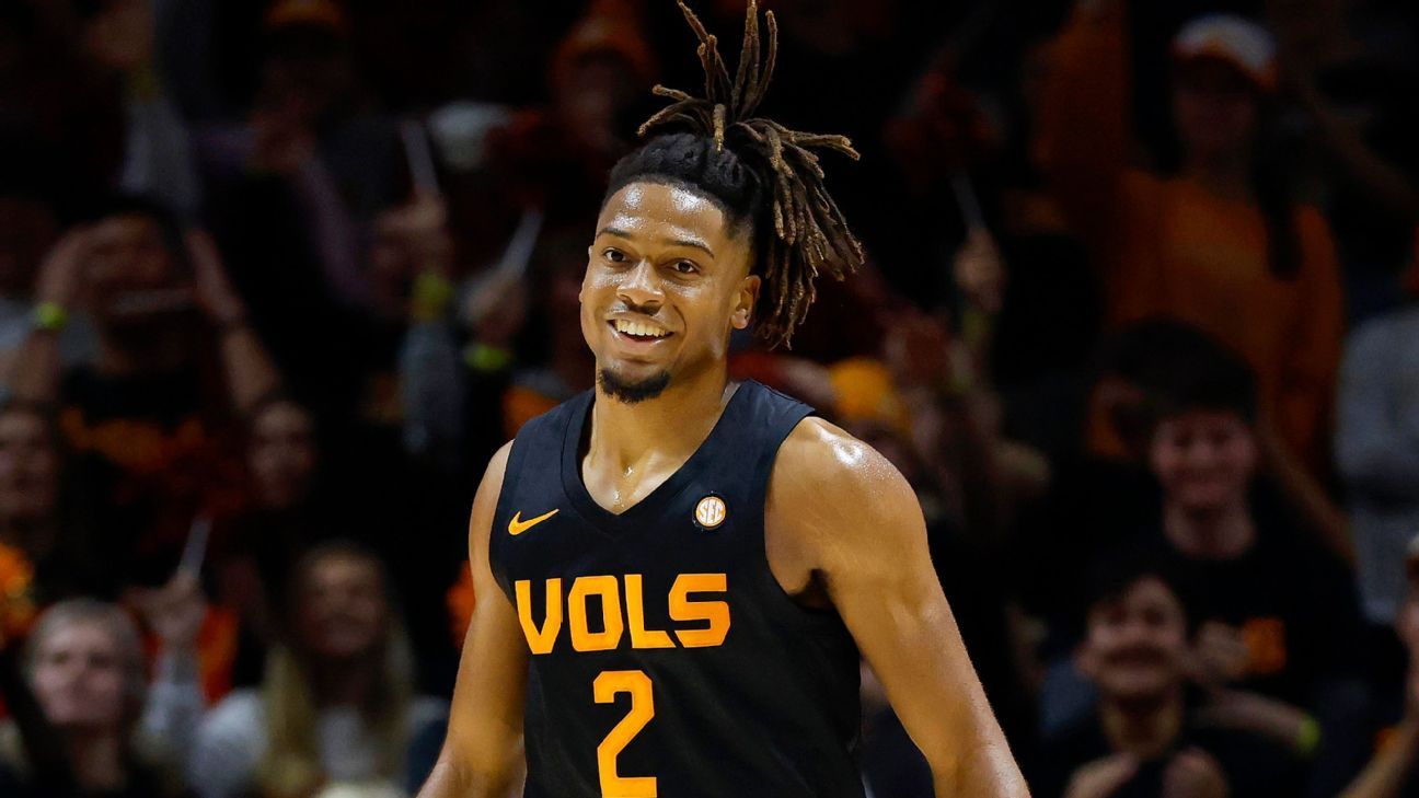 NCAA Men's Basketball Power Rankings: Tennessee is the new No. 1